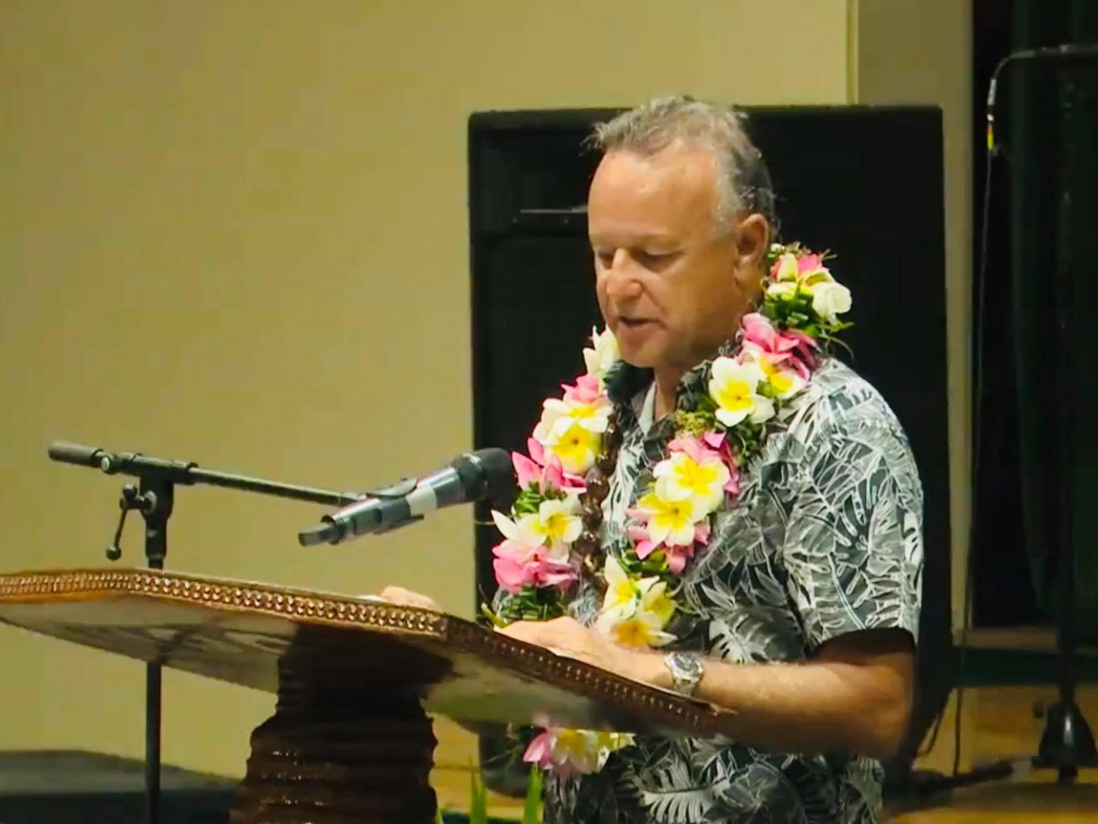 Michael Henry, Chair, Cook Islands Infrastructure Committee (CIIC)