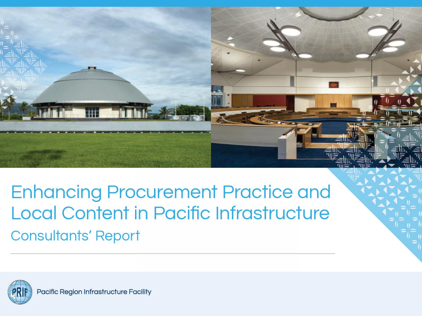 Enhancing Procurement Practice and Local Content in Pacific Infrastructure
