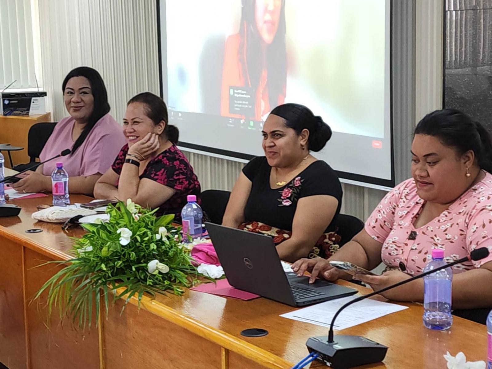 Women in Infrastructure- Tonga hub