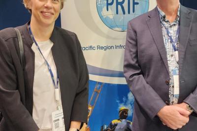 Robert Guild and the EU ambassador to the Pacific