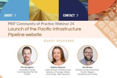 Pacific Infrastructure Pipeline website launch