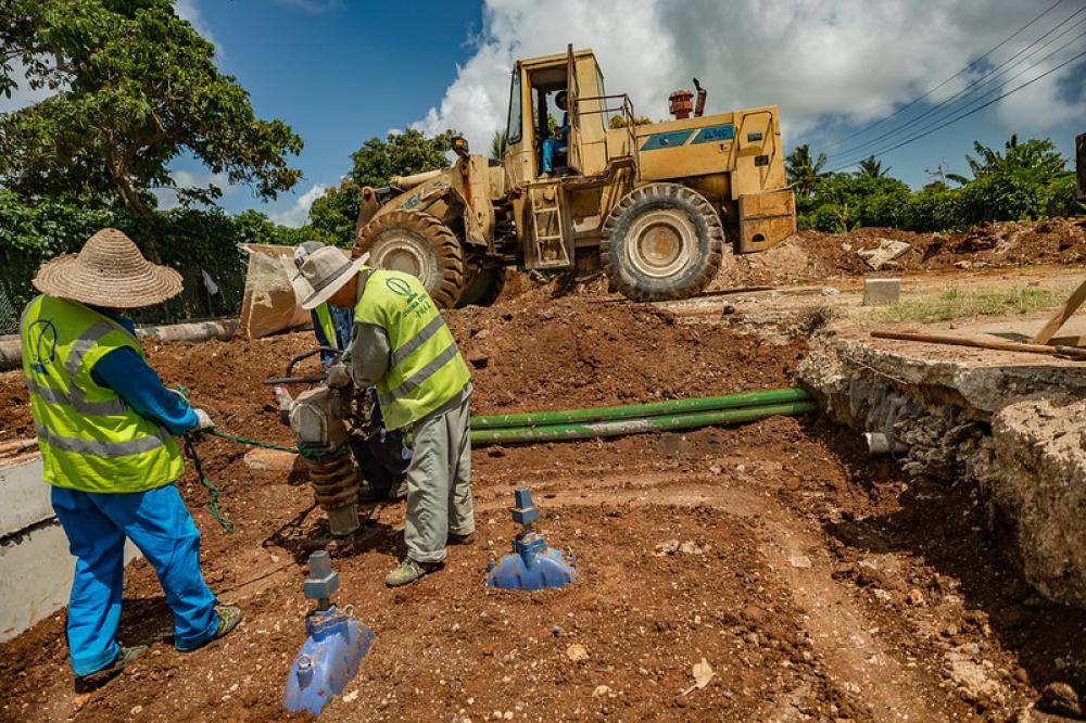 construction work Tonga